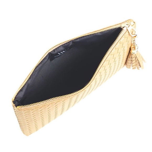 VIRGINA WOLF Mimi Woven Clutch NWT - Picture 5 of 8